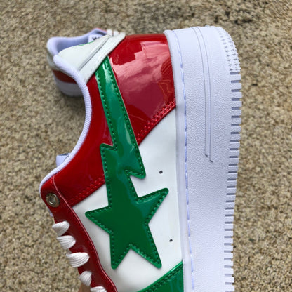 Bape Sta SK8 Verde y Rojo