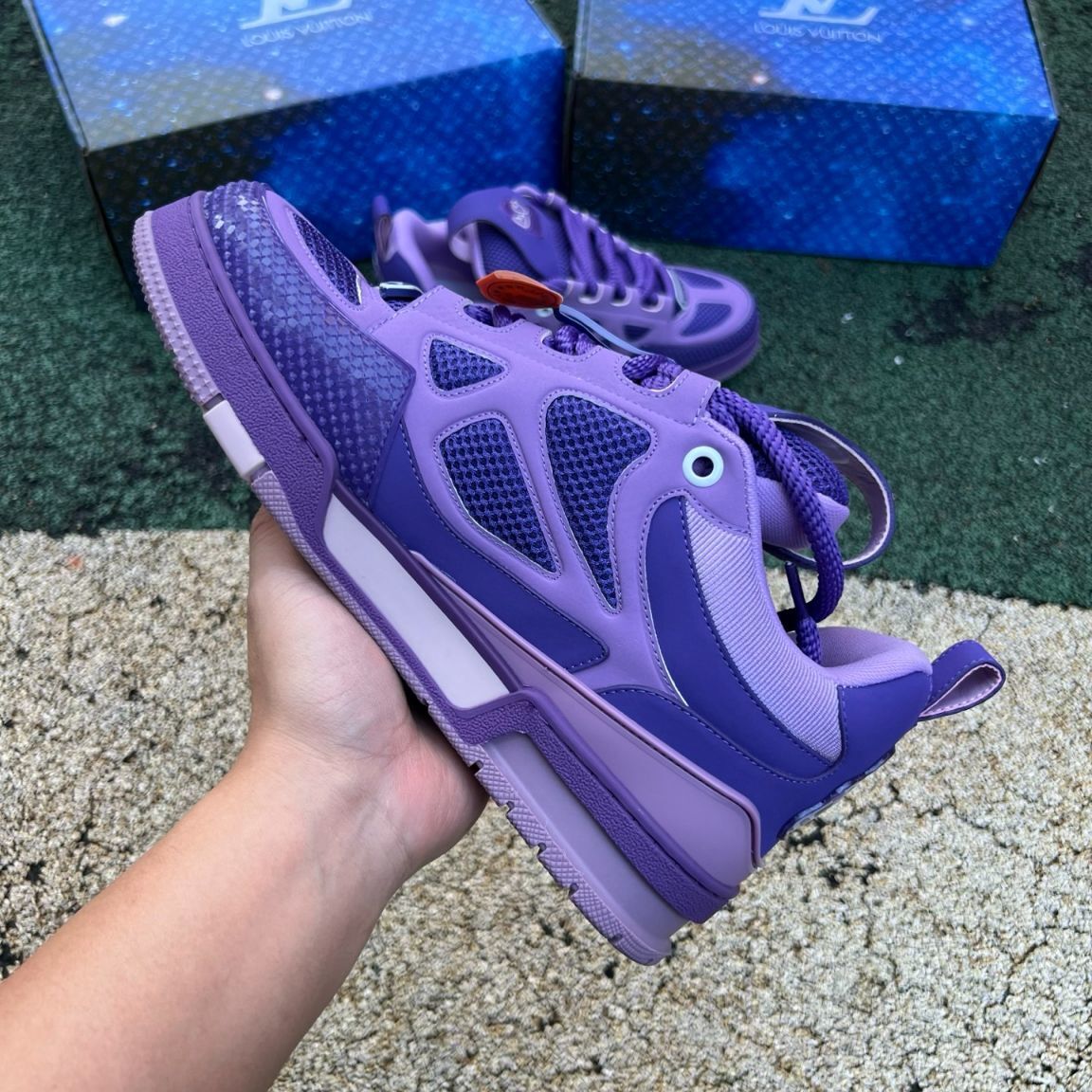 Louis Vuitton Skate Morado
