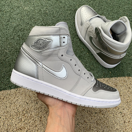 Jordan Retro 1 Mid Metallic Gris