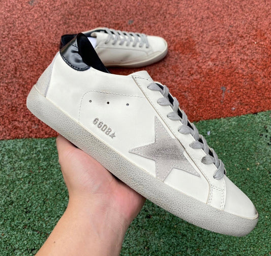 Golden Goose Blanco y Negro Cuero