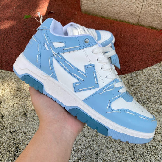 Off White Low Tops Azul Cielo