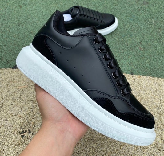 Alexander McQueen Negro Suela Blanca