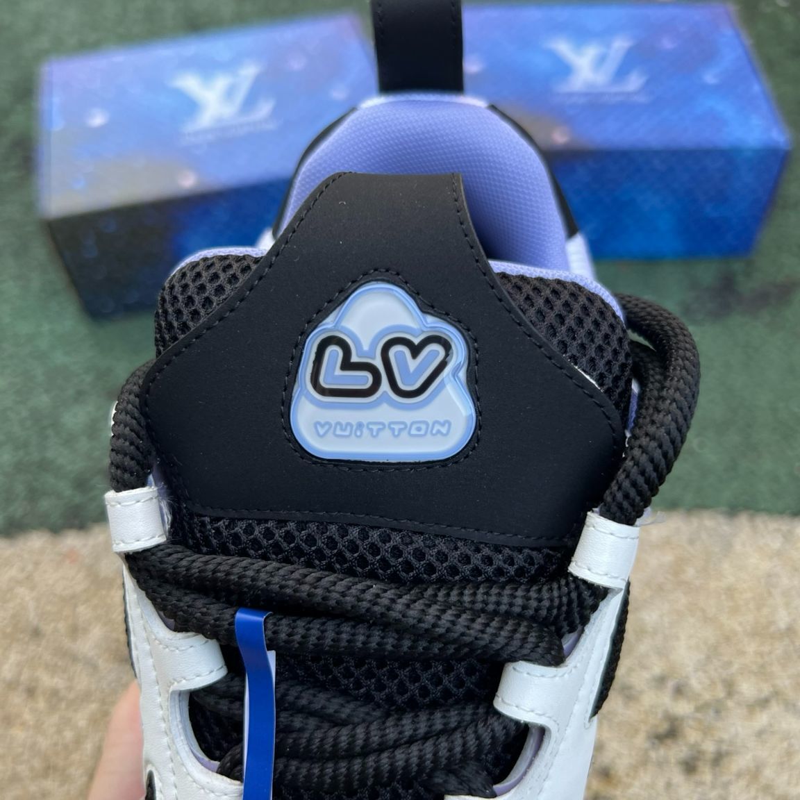 Louis Vuitton Skate Negro y Azul