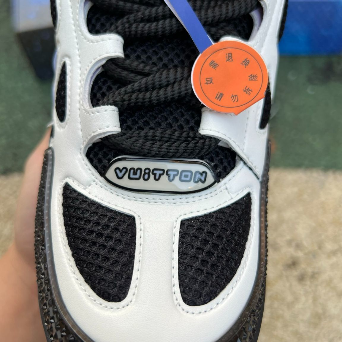 Louis Vuitton Skate Negro y Azul