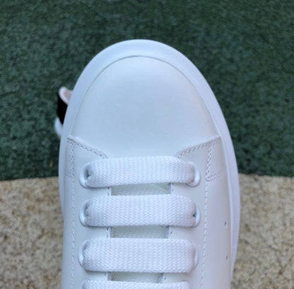 Alexander McQueen Negro y Blanco Gamuza