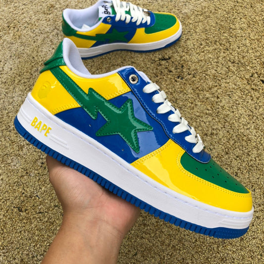 Bape Sta SK8 Amarillo y Azul