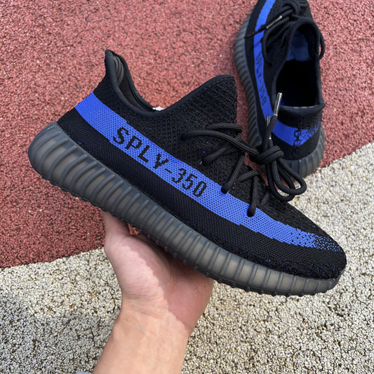 Yeezy 350 Negro y Azul