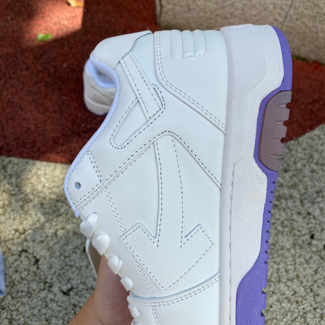 Off White Low Tops Blanco y Morado
