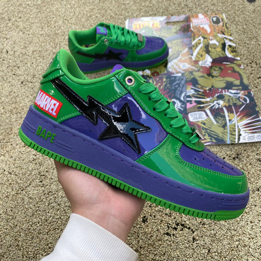 Bape Sta SK8 x Marvel Hulk
