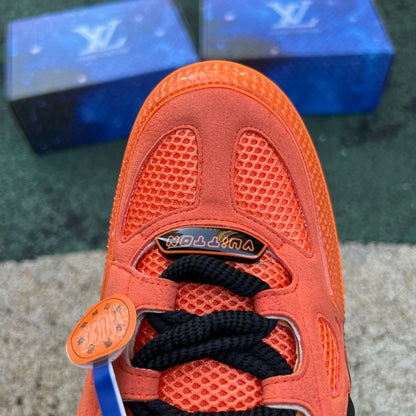 Louis Vuitton Skate Naranja Diamante