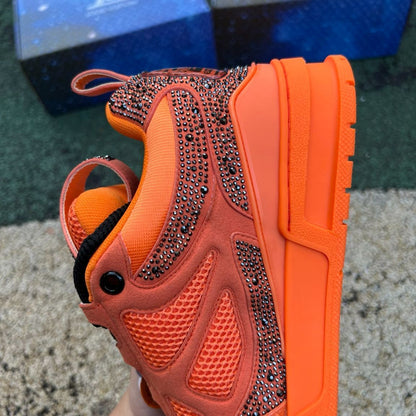 Louis Vuitton Skate Naranja Diamante