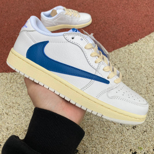 Jordan Retro 1 Low Travis Scott Blanco