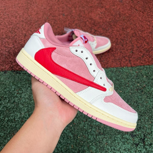 Jordan Retro 1 Low x Travis Scott Rosa